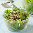 Salade de roquette au blanc de poulet